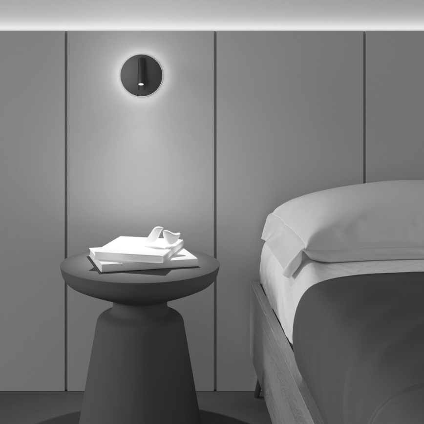 Maytoni C176-WL-01-6W-B - LED-seinävalaisin IOS LED/9W/230V musta