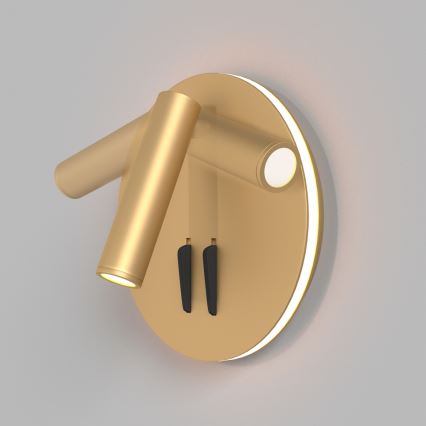 Maytoni C176-WL-01-6W-MG - LED-seinävalaisin IOS LED/9W/230V kulta