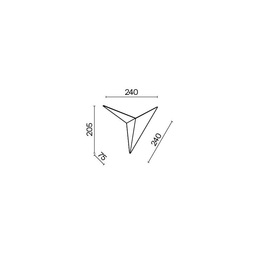 Maytoni C808WL-L3B - LED-seinävalaisin TRAME LED/3W/230V musta