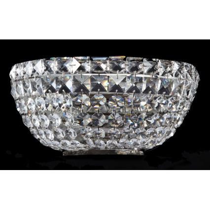 Maytoni DIA100-WL-02-N - Seinävalaisin BASFOR 2xE14/60W/230V mattakromi