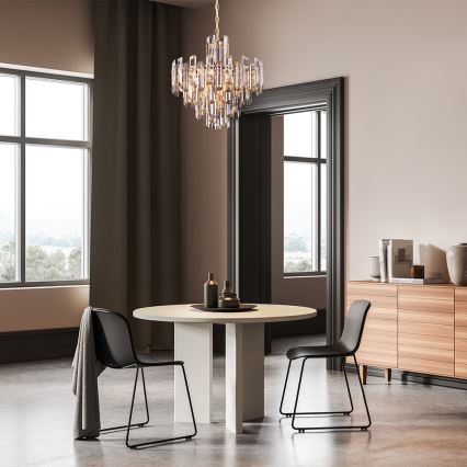 Maytoni DIA200PL-06G - Kattokruunu ketjussa FLARE 6xE14/40W/230V