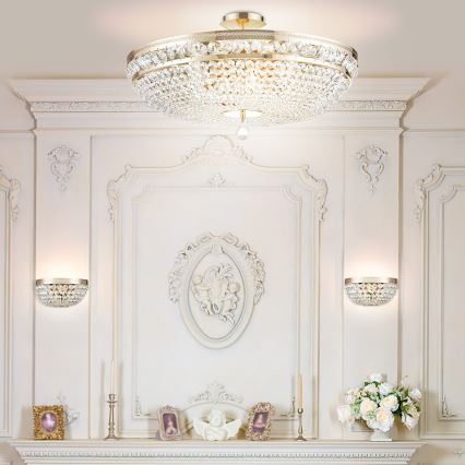 Maytoni DIA700-CL-12-G - Kattovalo OTTILIA 12xE14/60W/230V