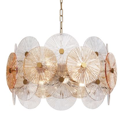 Maytoni MOD007PL-08G - Kattokruunu ketjussa ASTER 8xE14/40W/230V