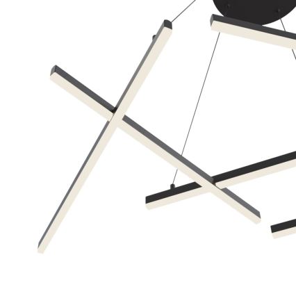 Maytoni MOD016PL-L75B - LED-kattokruunu johdossa LINE LED/79W/230V musta