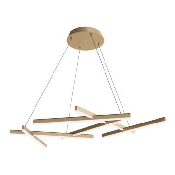 Maytoni MOD016PL-L75MG3K - LED-kattokruunu johdossa LINE LED/79W/230V kulta