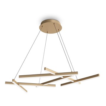 Maytoni MOD016PL-L75MG4K - LED-kattokruunu johdossa LINE LED/75W/230V kulta