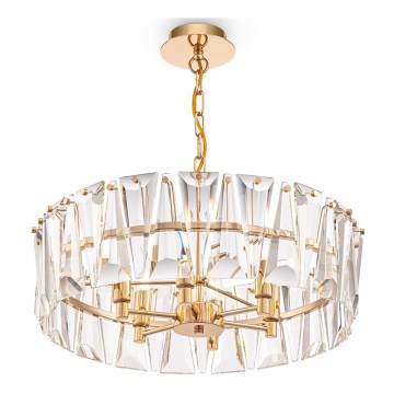 Maytoni MOD043PL-06G - Kattokruunu ketjussa PUNTES 6xE14/60W/230V kulta