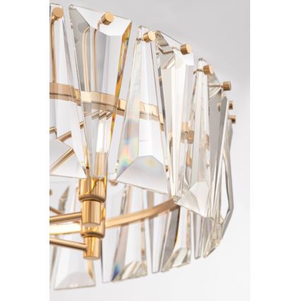 Maytoni MOD043PL-06G - Kattokruunu ketjussa PUNTES 6xE14/60W/230V kulta