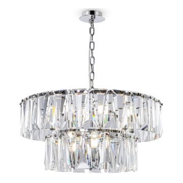 Maytoni MOD043PL-12CH - Kattokruunu ketjussa PUNTES 12xE14/40W/230V kiiltävä kromi