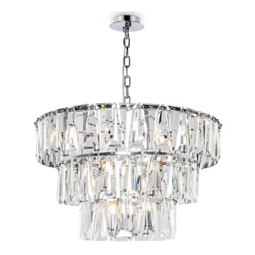 Maytoni MOD043PL-18CH - Kattokruunu ketjussa PUNTES 18xE14/40W/230V kiiltävä kromi