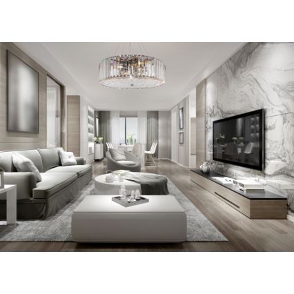 Maytoni MOD080CL-06CH - Kattokruunu johdossa RECINTO 6xE27/60W/230V