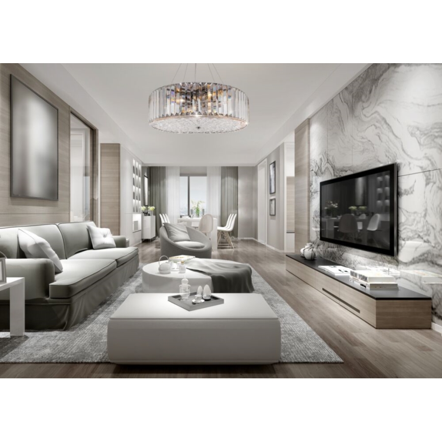 Maytoni MOD080CL-06CH - Kattokruunu johdossa RECINTO 6xE27/60W/230V