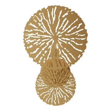 Maytoni MOD082WL-01G - Seinävalaisin LOVETANN 1xE14/40W/230V kulta