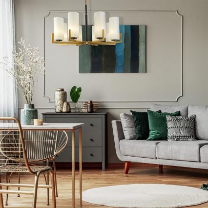 Maytoni MOD089PL-08BS - Riippukattokruunu FORTANO 8xE27/40W/230V