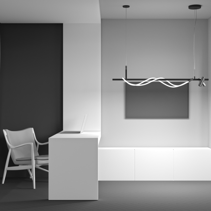 Maytoni MOD166PL-L30GB3K - LED-kattokruunu johdossa TAU LED/42W/230V