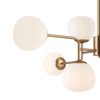 Maytoni MOD221-PL-08-G - Riippukattokruunu ERICH 8xE14/40W/230V kupari