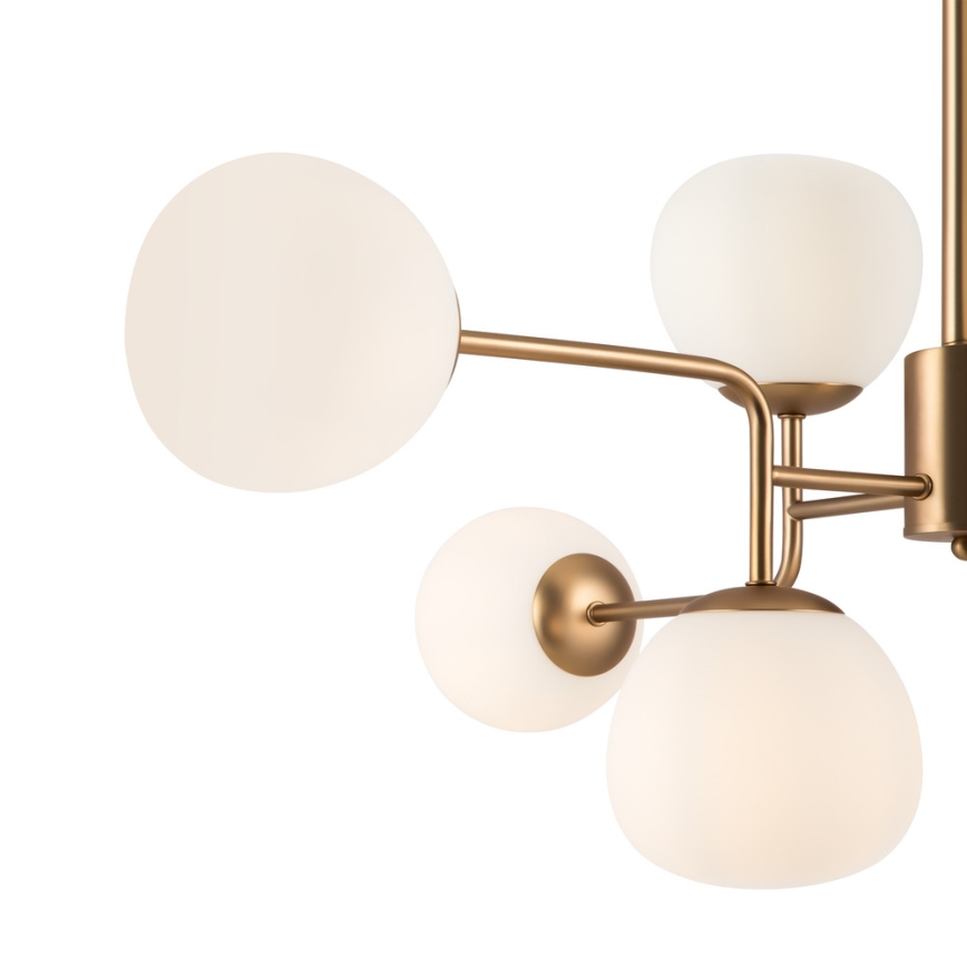 Maytoni MOD221-PL-08-G - Riippukattokruunu ERICH 8xE14/40W/230V kupari