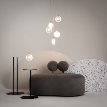 Maytoni MOD254PL-05BS - Kattokruunu johdossa FROZEN 5xG4/28W/230V messinki