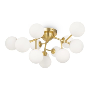 Maytoni MOD545CL-12BS - Kattovalaisin DALLAS 12xG9/28W/230V, kultainen