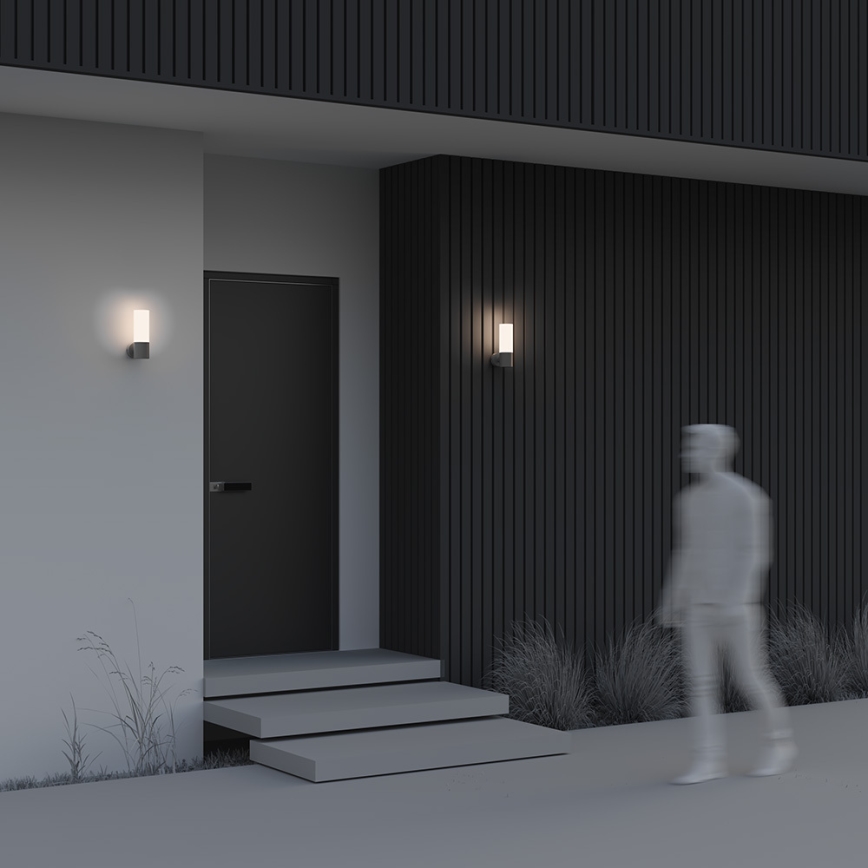 Maytoni O418WL-01GR - Ulkoseinävalaisin WILLIS 1xE27/60W/230V IP54 antrasiitti