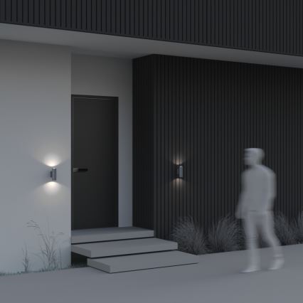 Maytoni O574WL-02GR - Ulkoseinävalaisin BOWERY 2xGU10/50W/230V IP54 antrasiitti