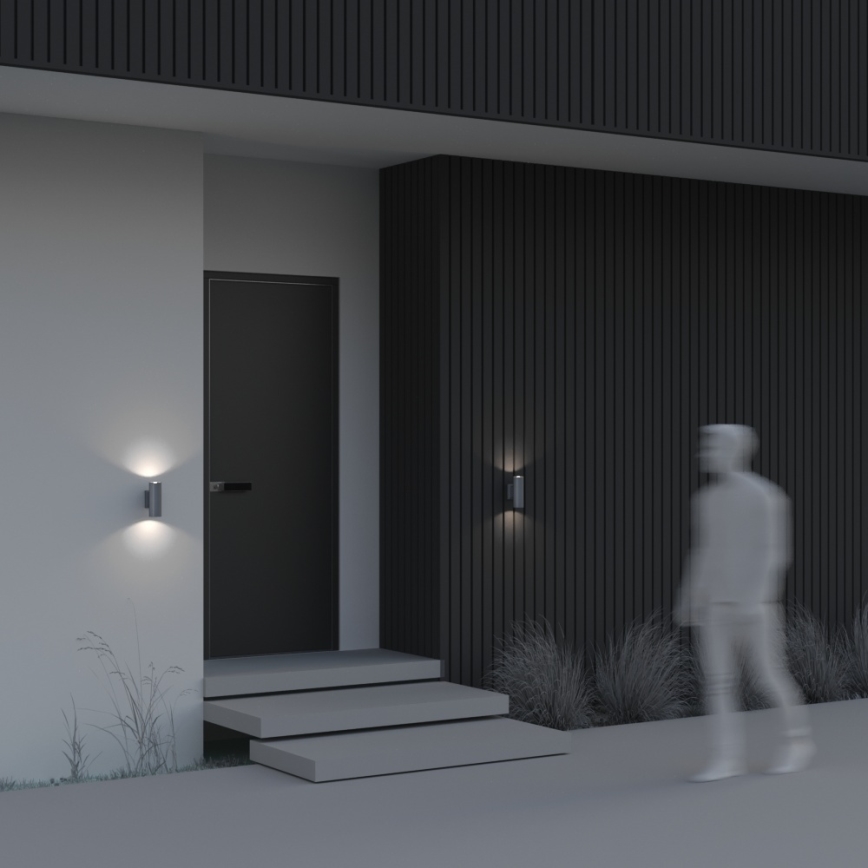 Maytoni O574WL-02GR - Ulkoseinävalaisin BOWERY 2xGU10/50W/230V IP54 antrasiitti