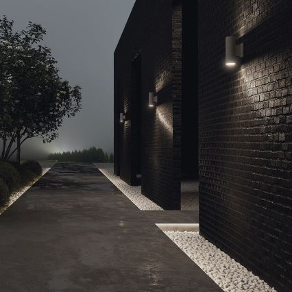 Maytoni O574WL-02GR - Ulkoseinävalaisin BOWERY 2xGU10/50W/230V IP54 antrasiitti