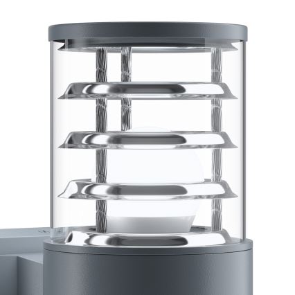 Maytoni O576WL-02GR - Ulkoseinävalaisin BRONX 2xE27/60W/230V IP54 antrasiitti