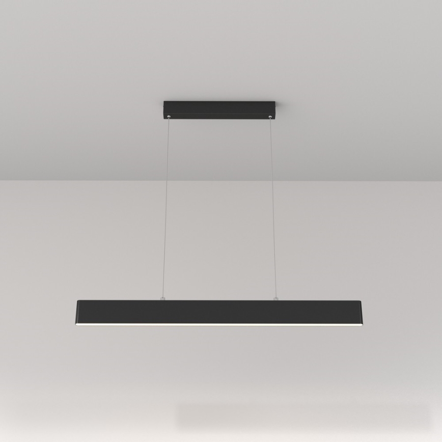 Maytoni P010PL-L23B4K - LED-kattokruunu johdossa STEP LED/23W/230V 4000K 91 cm musta