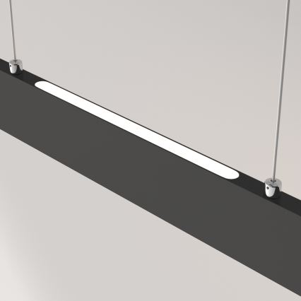 Maytoni P010PL-L23B4K - LED-kattokruunu johdossa STEP LED/23W/230V 4000K 91 cm musta