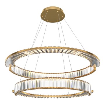 Maytoni P097PL-L90G4K - LED-riippuvalaisin kaapelilla KRONE LED/90W/230V CRI 90, halkaisija 102 cm, kullanvärinen