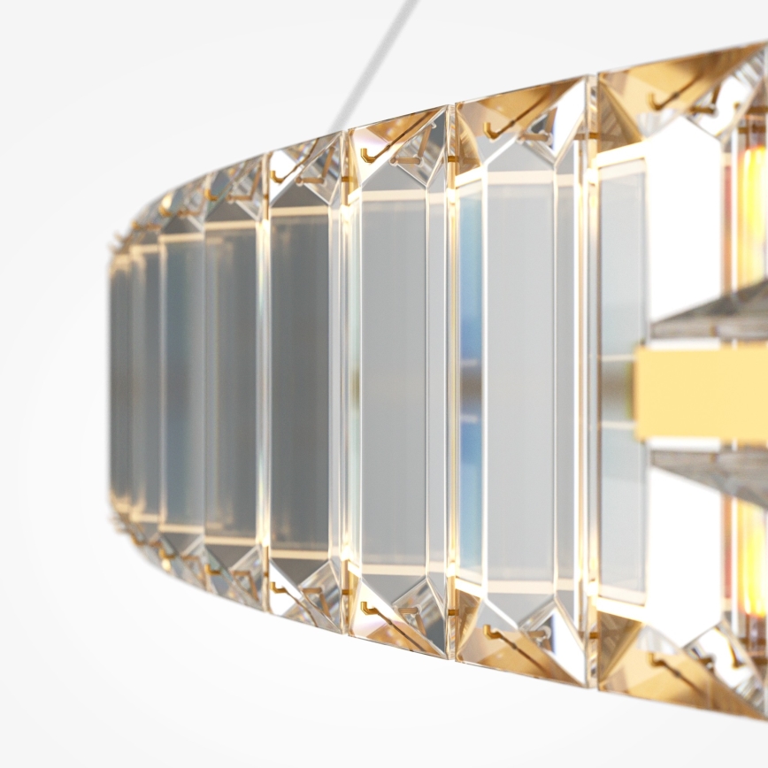 Maytoni P097PL-L90G4K - LED-riippuvalaisin kaapelilla KRONE LED/90W/230V CRI 90, halkaisija 102 cm, kullanvärinen