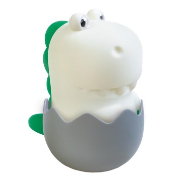 MegaLight - LED RGB Himmennettävä ladattava lasten kosketus lamppu DIGGY DINO LED/5V