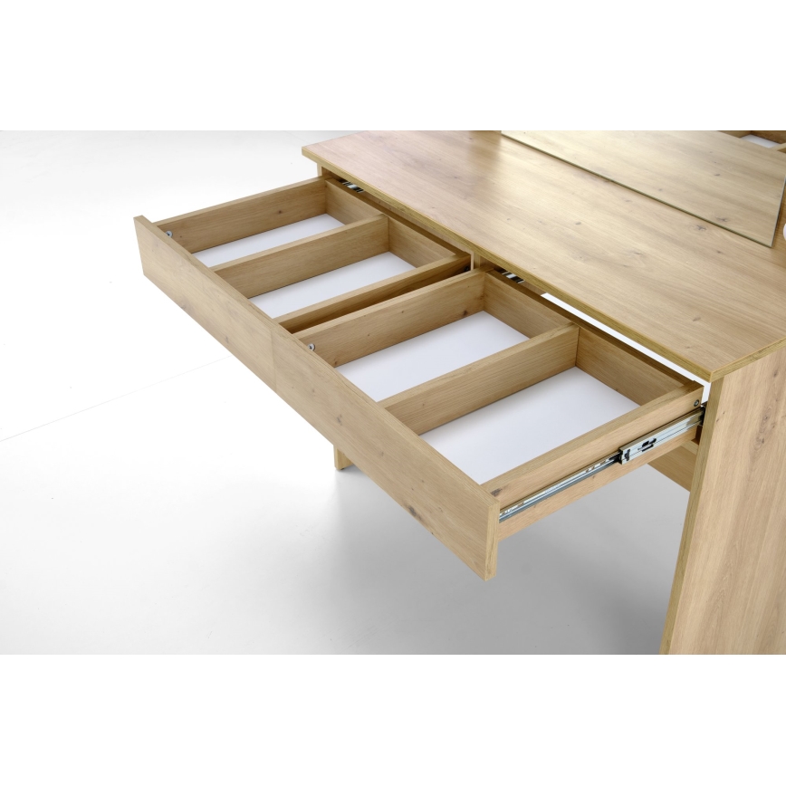 Meikkipöytä AMORIO, artisan-tammi