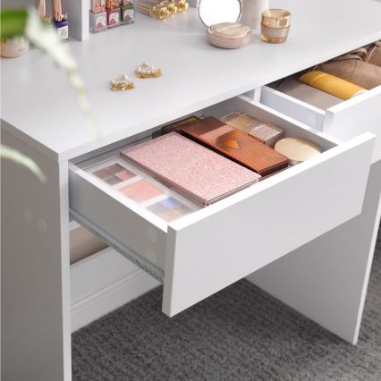 Meikkipöytä VENUS, valkoinen