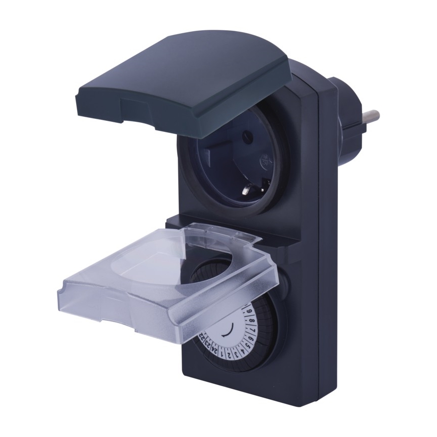 Mekaaninen aikakytkin ulkokäyttöön IP44