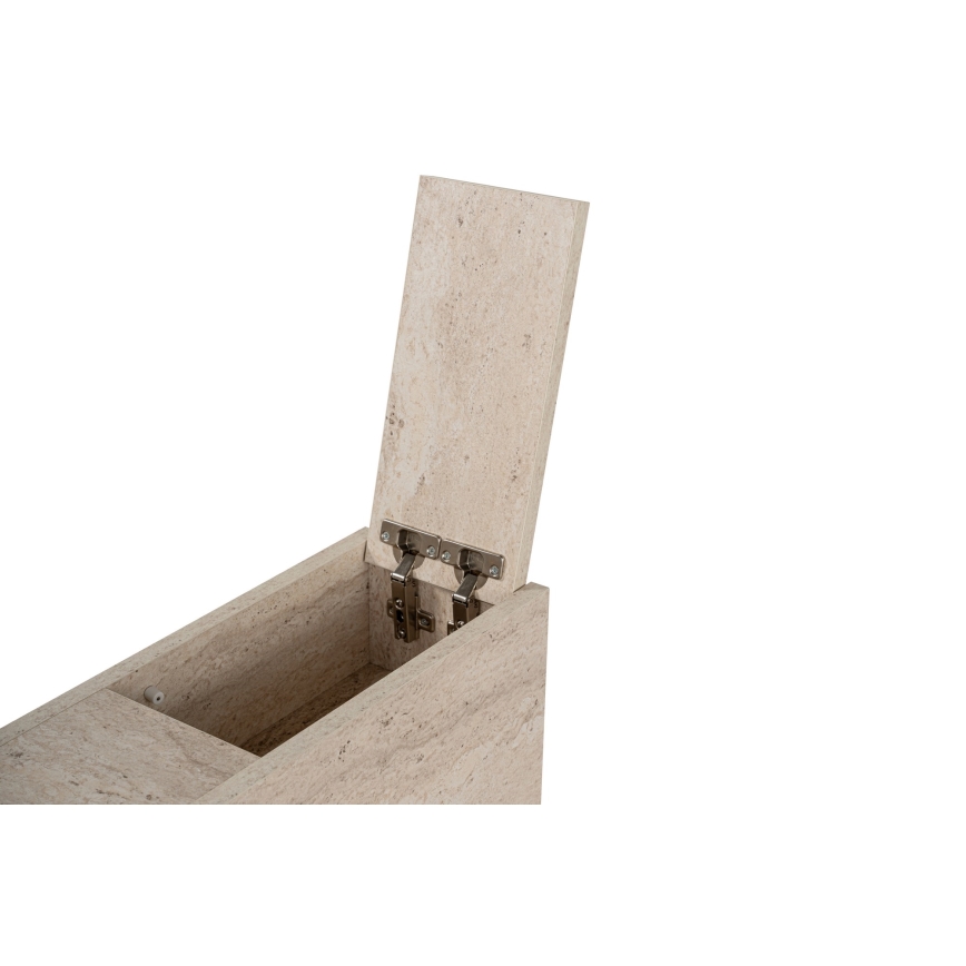 MELODY-kylpyhuonekaappi, beige marmorikuvio