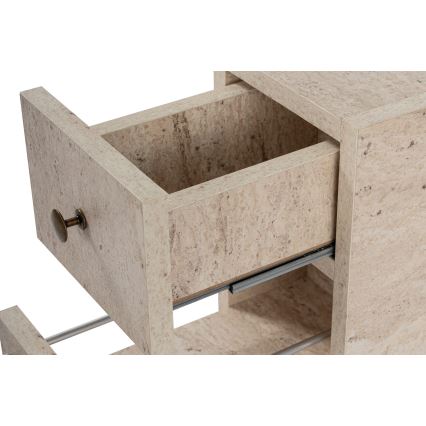 MELODY-kylpyhuonekaappi, beige marmorikuvio