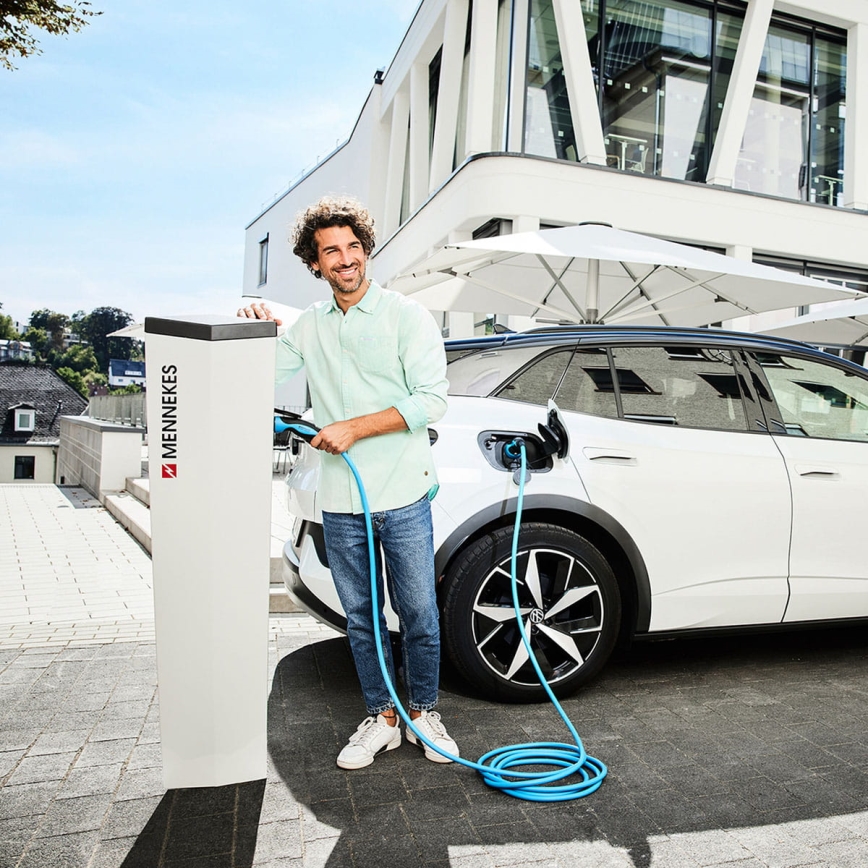 Mennekes - Latauskaapeli sähköautoille tyyppi 2 / tyyppi 1 7,5m 3,7kW 20A IP44