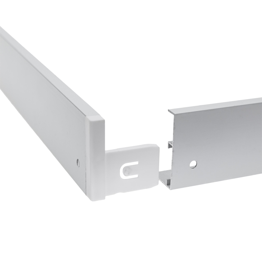 Metallikehys LED-paneelien asennukseen 1200x300 mm valkoinen