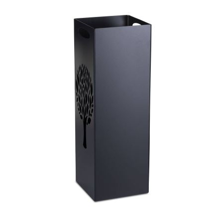 Metallinen sateenvarjojalusta INDUSTRIAL 60x21 cm musta