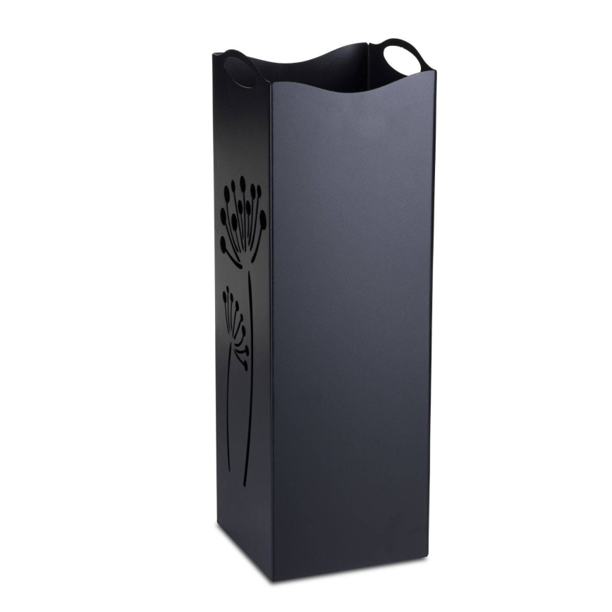 Metallinen sateenvarjojalusta INDUSTRIAL 60x21 cm musta