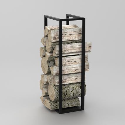 Metalliteline puulle 100x30 cm musta