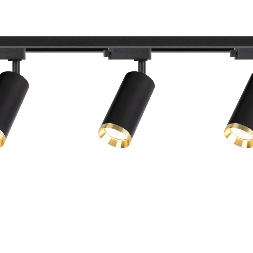 MICA-kiskovalaisin 3xGU10/10W/230V musta/kulta