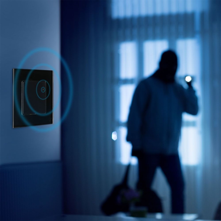 Mikroaaltouuni liiketunnistin 180° 300W/230V musta