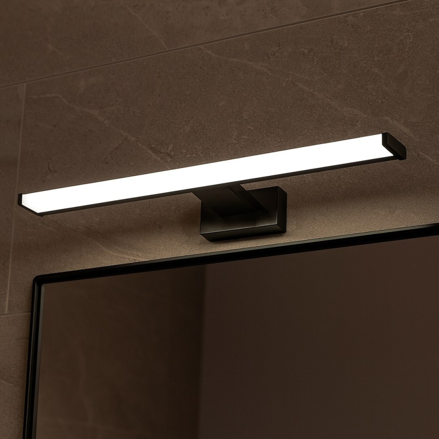 MIRORE LED-peilivalaisin kylpyhuoneeseen 10W/230V 60 cm IP44 musta