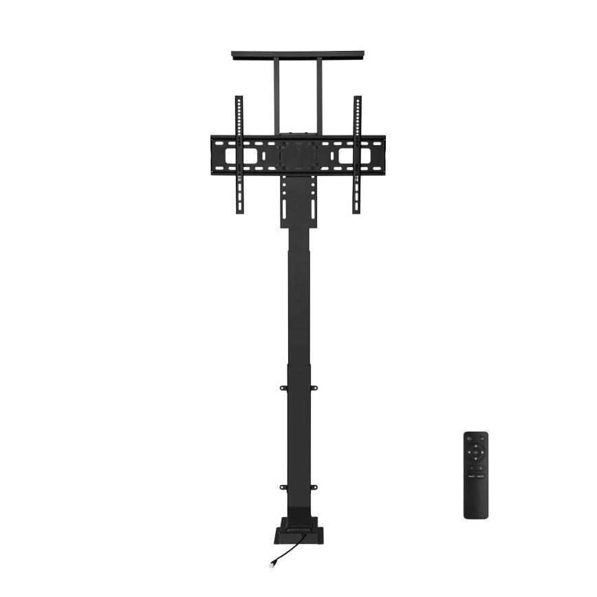 MK FLORIA MKF-19DM648 - Lattiakiinnitteinen TV-teline 37-65 musta SCHUKO + kaukosäädin