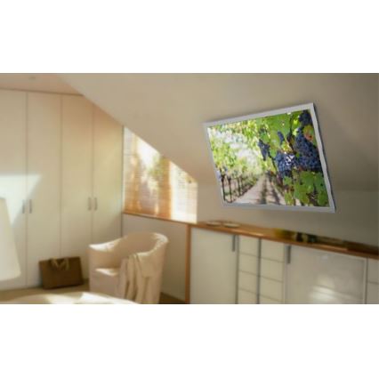 MK FLORIA MKF-20DM444 - Älykäs kattoteline televisiolle 55 musta Wi-Fi TUYA + kauko-ohjaus