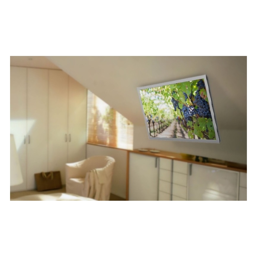 MK FLORIA MKF-20DM444 - Älykäs kattoteline televisiolle 55 musta Wi-Fi TUYA + kauko-ohjaus