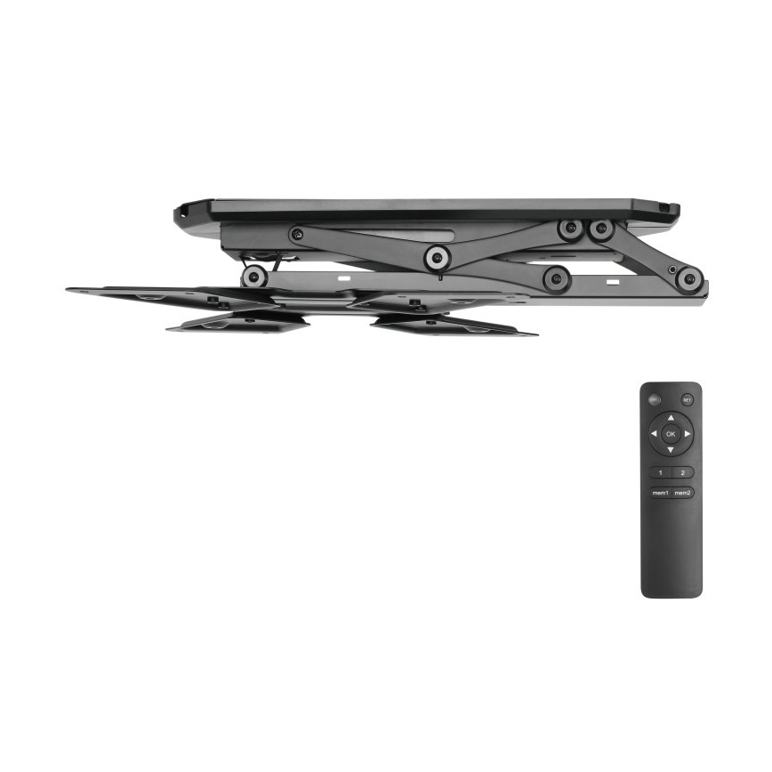 MK FLORIA MKF-20DM444 - Älykäs kattoteline televisiolle 55 musta Wi-Fi TUYA + kauko-ohjaus